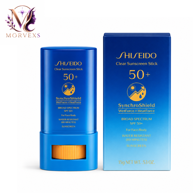 خرید ضد آفتاب استیکی شیسیدو Shiseido Clear Sunscreen Stick SPF 50+ حجم 20 گرم از Morvexs