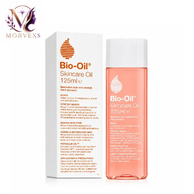 روغن ترمیم کننده پوست بایو اویل Bio-Oil ضد ترک و جای زخم به همراه جعبه در Morvexs