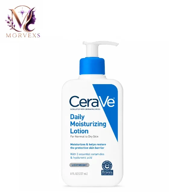 خرید کرم مرطوب کننده سراوی پمپی آبی اورجینال از Morvexs