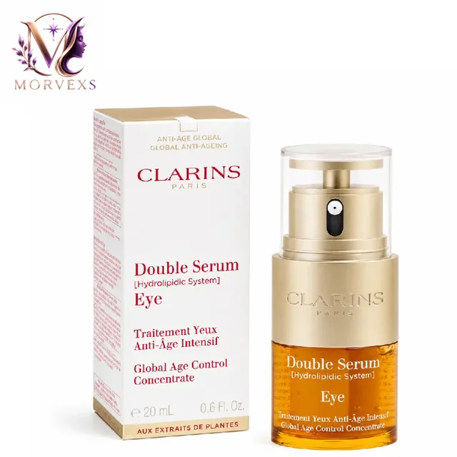 سرم دور چشم کلارنس Double Serum Eye به همراه جعبه در Morvexs