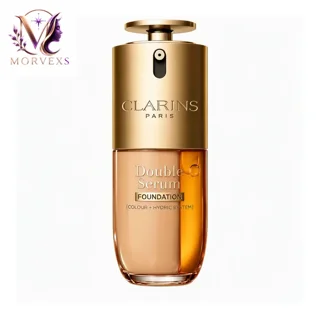 کرم پودر دابل سرم کلارنس مدل Double Serum Foundation | فروشگاه Morvexs