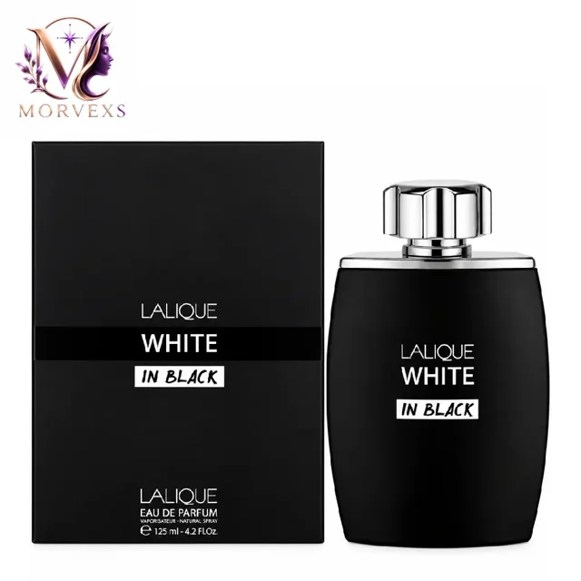 ادکلن مردانه لالیک وایت این بلک اصل در فروشگاه Morvexs