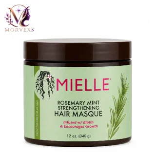 ماسک مو تقویت کننده رزماری و نعناع میله 340 گرم | Mielle Rosemary Mint Hair Masque
