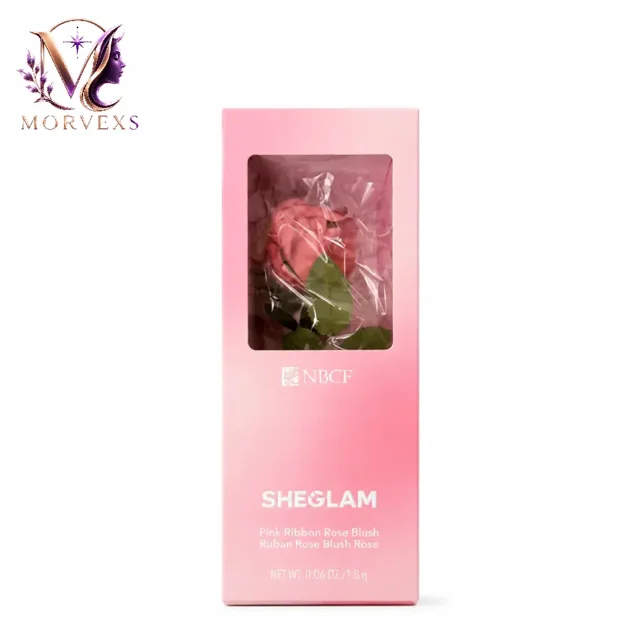 رژگونه گل رز شیگلم SHEGLAM Pink Ribbon Rose Blush وزن 1.8 گرم