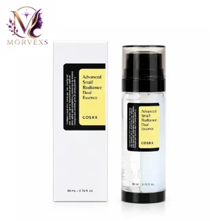 سرم دوئال حلزون و نیاسینامید کوزارکس اصل (COSRX Advanced Snail Radiance Dual Essence) درMorvexs