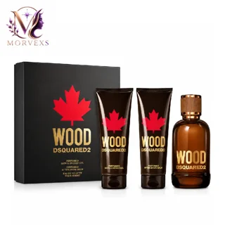ست عطر وود هدیه مردانه DSQUARED2 Wood Pour Homme