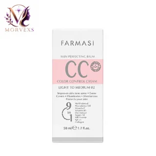کرم پودر سی سی فارماسی مدل CC Cream شماره 02 Light to Medium - فروشگاه آنلاین Morvexs