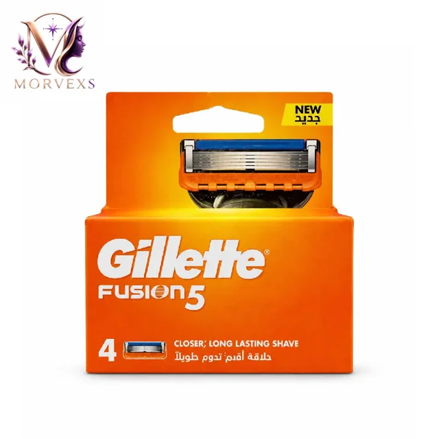تیغ یدک ۴ عددی Gillette Fusion5 اورجینال - خرید از Morvexs