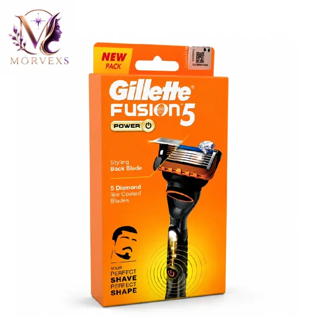 خرید تیغ ژیلت فیوژن ۵ پاور Gillette Fusion5 Power | Morvexs