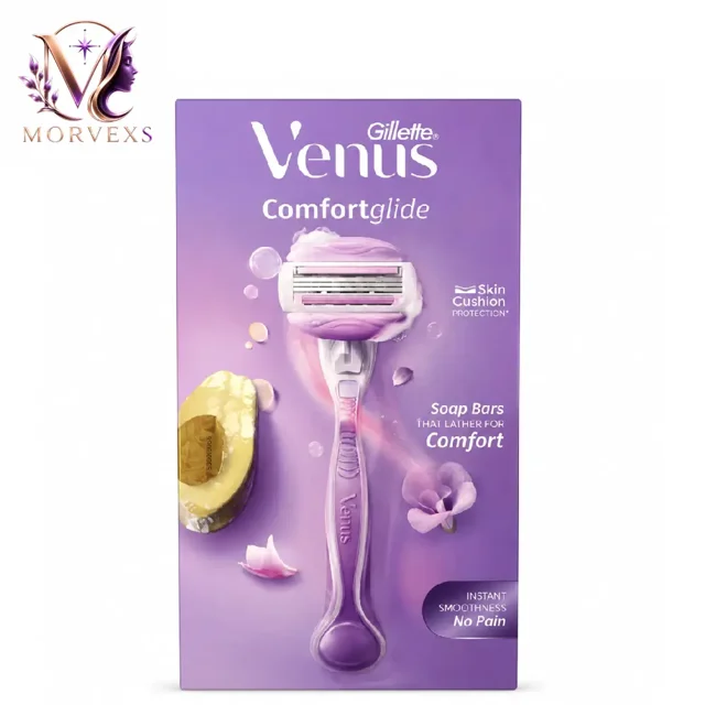 خودتراش زنانه ژیلت ونوس Comfortglide با نوار صابونی - Morvexs