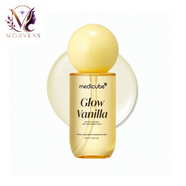 میست خوشبوکننده مو و بدن مدیکیوب مدل Glow Vanilla حجم ۱۰۰ میلیلیتر