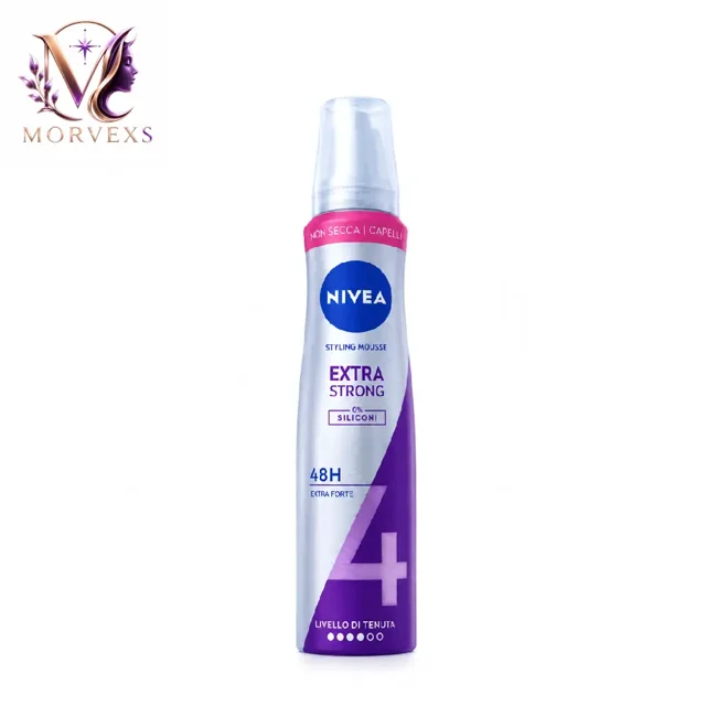 موس حالتدهنده مو نیوآ Extra Strong شماره ۴ با ماندگاری ۴۸ ساعته - Morvexs