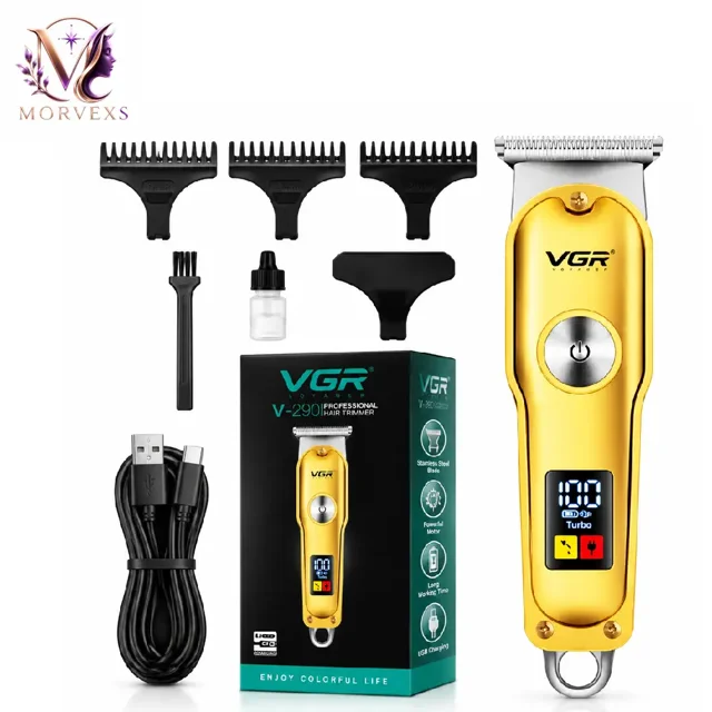 ماشین اصلاح مو و خط زن حرفهای وی جی آر مدل VGR V-290