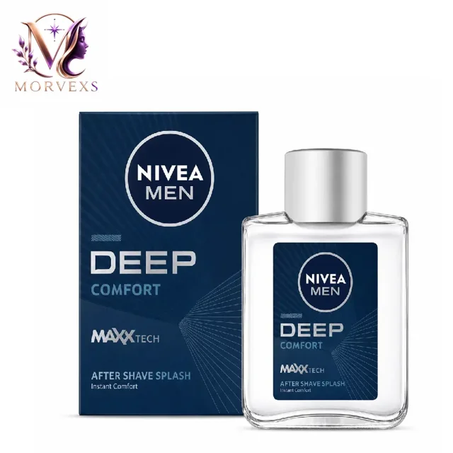 افتر شیو مردانه نیوا Deep Comfort MaxxTech حجم 100 میلیلیتر با جعبه | morvexs