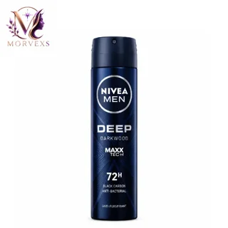 اسپری ضد تعریق مردانه نیوآ مدل Deep Darkwood 72H Black Carbon