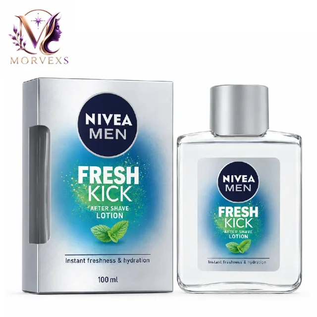 افتر شیو مردانه نیوآ Fresh Kick حجم 100 میلیلیتر با جعبه | morvexs