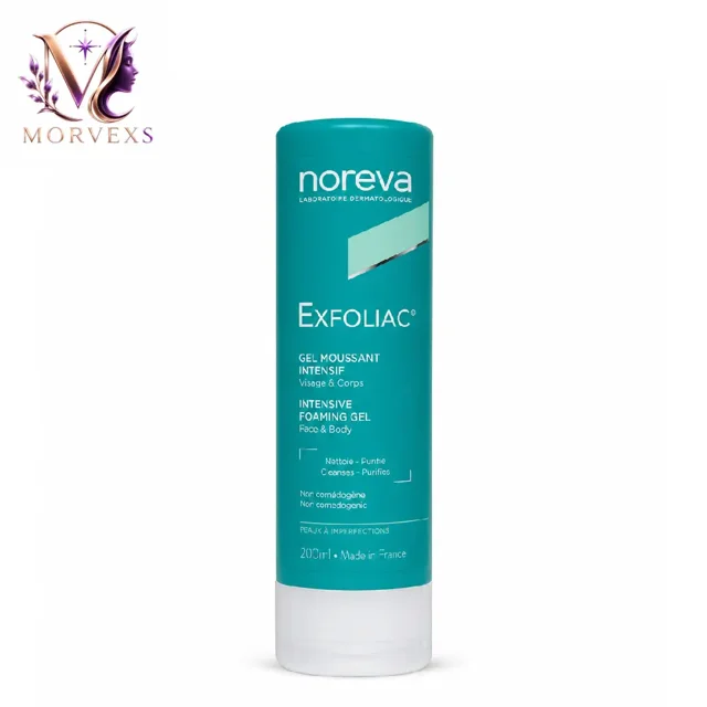 خرید ژل شستشوی صورت و بدن نوروا مدل Exfoliac Intensive Foaming Gel