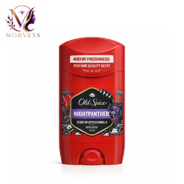 استیک دئودورانت مردانه اولد اسپایس مدل Nightpanther با رایحه مرکبات و وانیل