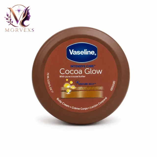 کرم بدن وازلین مدل Intensive Care Cocoa Glow حجم 75 میلیلیتر